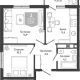 2-комн. квартира, 46.40 м², 8/24 этаж фото 0