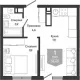 2-комн. квартира, 35.50 м², 22/24 этаж фото 0