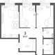 3-комн. квартира, 86.30 м², 1/15 этаж фото 0