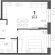 1-комн. квартира, 39.90 м², 15/15 этаж фото 0