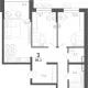 3-комн. квартира, 82.70 м², 14/15 этаж фото 0
