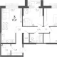 3-комн. квартира, 90.60 м², 2/24 этаж фото 0