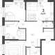 3-комн. квартира, 76.17 м², 6/24 этаж фото 0