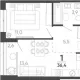 1-комн. квартира, 35.10 м², 19/24 этаж фото 0