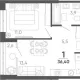 1-комн. квартира, 33.80 м², 20/24 этаж фото 0