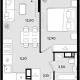 2-комн. квартира, 37.30 м², 15/18 этаж фото 0