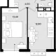 1-комн. квартира, 36 м², 18/18 этаж фото 0