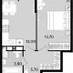 студия, 20.90 м², 16/18 этаж фото 1