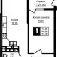 1-комн. квартира, 45.22 м², 17/18 этаж фото 4