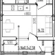 студия, 22.63 м², 2/9 этаж фото 0