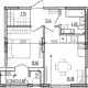 2-комн. квартира, 36.17 м², 6/9 этаж фото 0