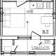 студия, 21.65 м², 9/9 этаж фото 0