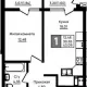 1-комн. квартира, 39.65 м², 9/18 этаж фото 0