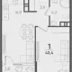 1-комн. квартира, 39.60 м², 7/9 этаж фото 0