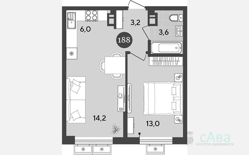 <span>Продается 2-комн. квартира,</span><span>40 м², 7/9 этаж </span> фото 0