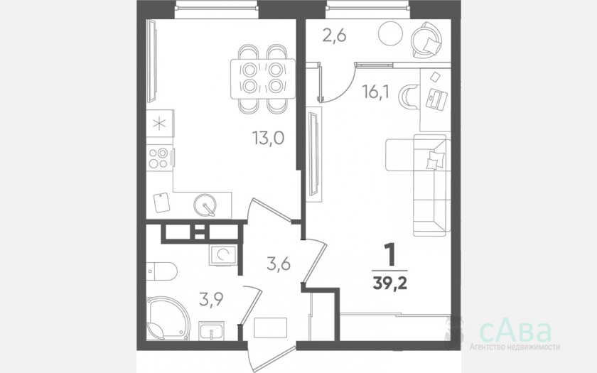 <span>Продается 1-комн. квартира,</span><span>36.60 м², 3/18 этаж </span> фото 0