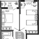 3-комн. квартира, 62 м², 23/23 этаж фото 0