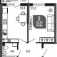 2-комн. квартира, 47.70 м², 21/23 этаж фото 0