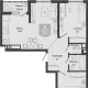 3-комн. квартира, 64.40 м², 21/24 этаж фото 0