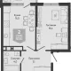 3-комн. квартира, 53.10 м², 18/24 этаж фото 0