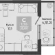студия, 25.60 м², 1/24 этаж фото 0