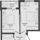 3-комн. квартира, 59.10 м², 21/24 этаж фото 0