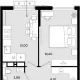 1-комн. квартира, 39.50 м², 18/18 этаж фото 0