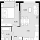 3-комн. квартира, 58.10 м², 2/9 этаж фото 4