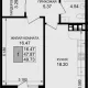 1-комн. квартира, 47.87 м², 4/8 этаж фото 0