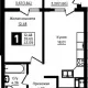 1-комн. квартира, 39.65 м², 2/18 этаж фото 0
