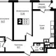 2-комн. квартира, 70.91 м², 2/18 этаж фото 0
