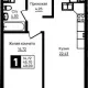 1-комн. квартира, 45.70 м², 6/18 этаж фото 0