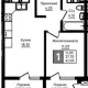 1-комн. квартира, 37.70 м², 16/18 этаж фото 0